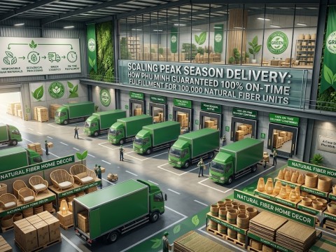 Scaling Peak Season Delivery: How Phu Minh Guaranteed 100% On-Time Fulfillment for 100,000 Natural Fiber Units